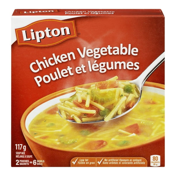 Mélange à soupe Poulet et légumes jardinière LiptonMD de KnorrMD Paq. de 2, 117 g
