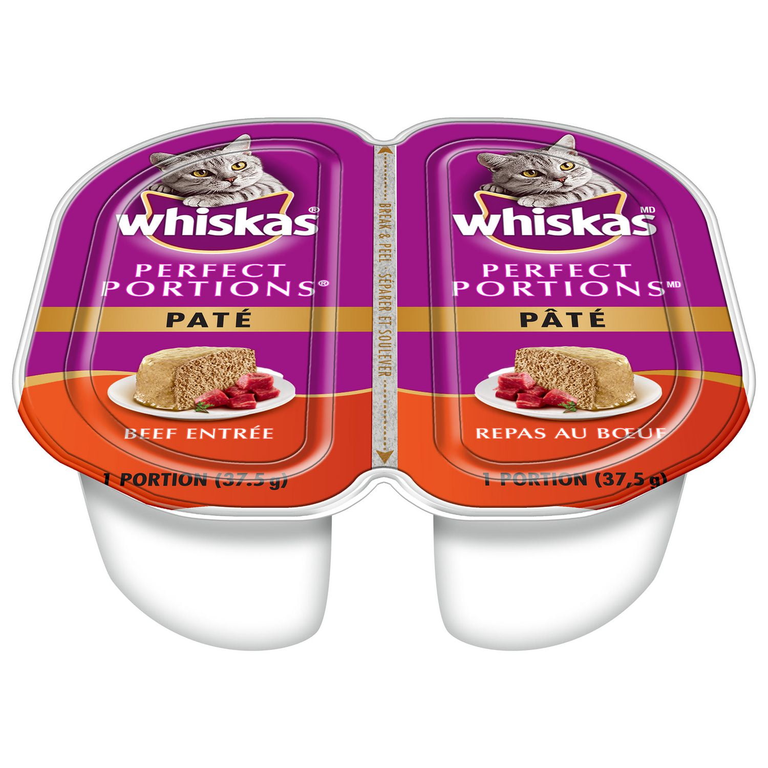 WHISKAS PERFECT PORTIONS Paté Beef Entrée Walmart Canada
