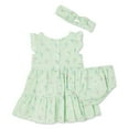 thumbnail image 2 of Ensemble 3 pièces avec robe George pour bébés filles, 2 of 2