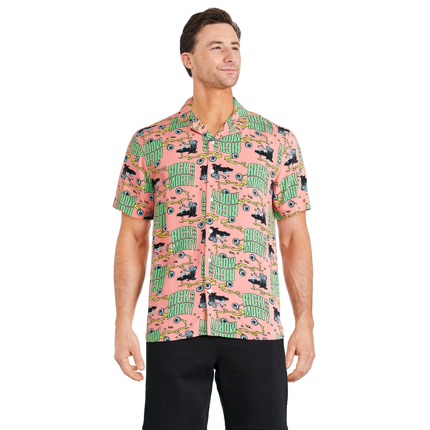 Chemise de vacances Rick et Morty pour hommes