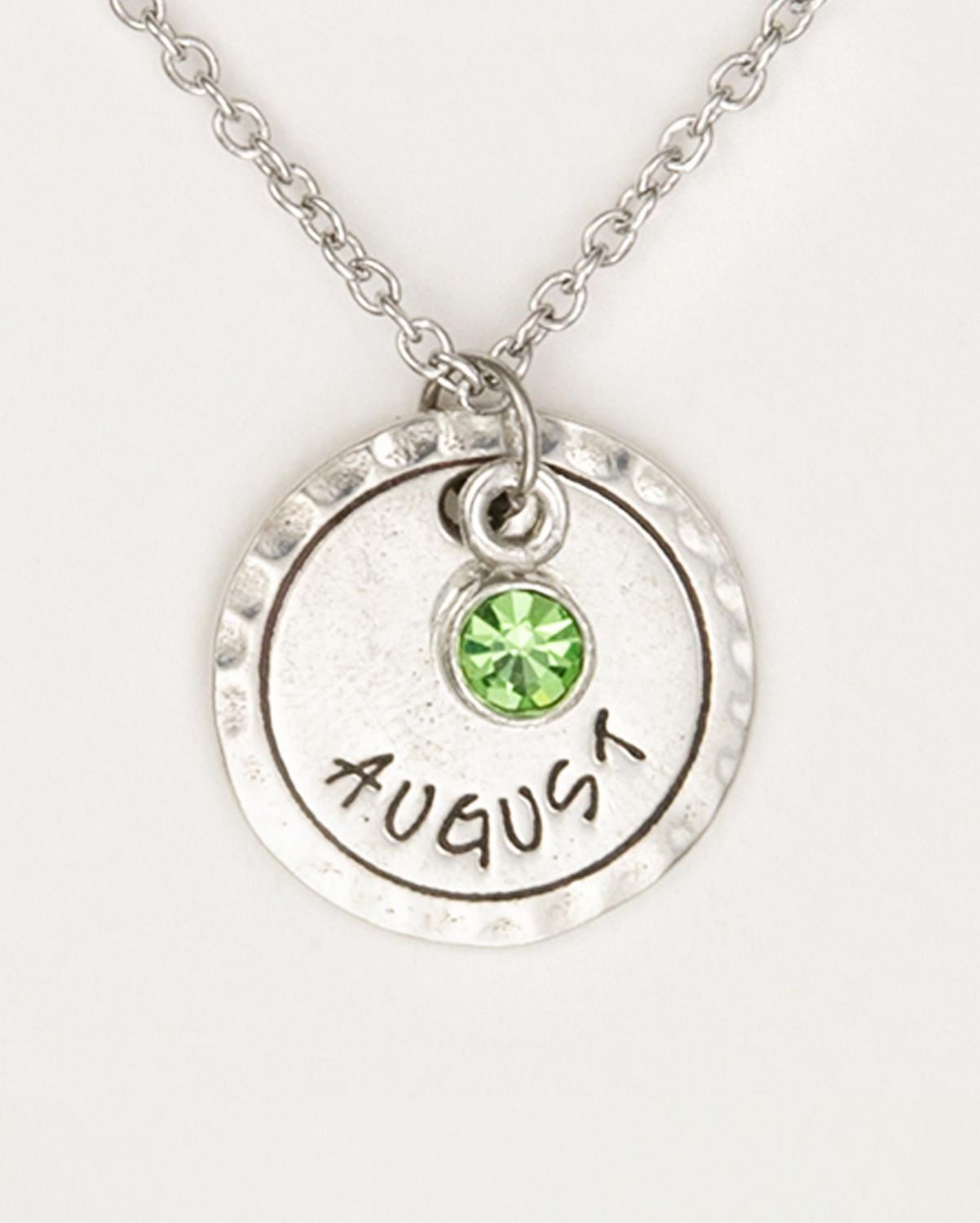 Necklace with sale august birthstone