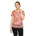 thumbnail image 1 of Iyla Women's Burnout Peasant Top, 1 of 6