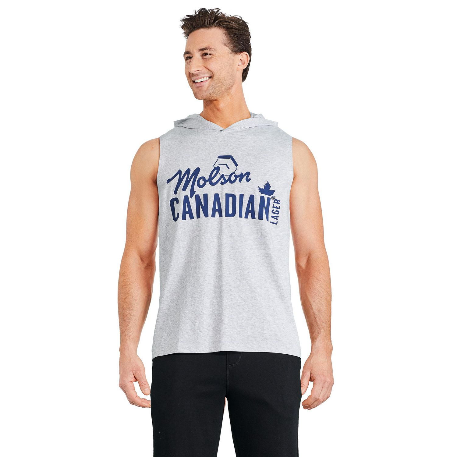 Molson Canadian Men's Hooded Muscle Tank, Sizes S-XL