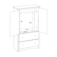 thumbnail image 5 of Prepac Sonoma 2 Door Black Armoire, 5 of 5