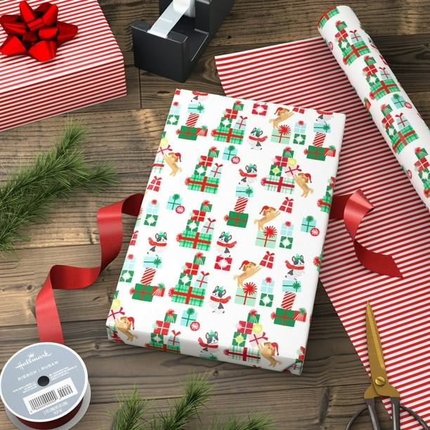 Rouleau de Papier Cadeau - Premium - Modèles au Choix - Jour de Fête -  Thèmes de Noël - Noël