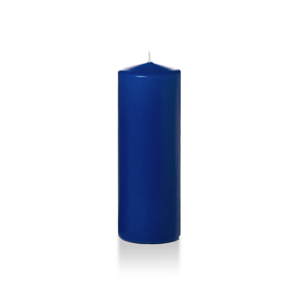 Yummi 2.8"x8" Pillar Candles 12 Royal Blue Walmart Canada