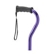 thumbnail image 2 of Medline Aluminum Offset Cane with Gel Grip, Purple, 2 of 3