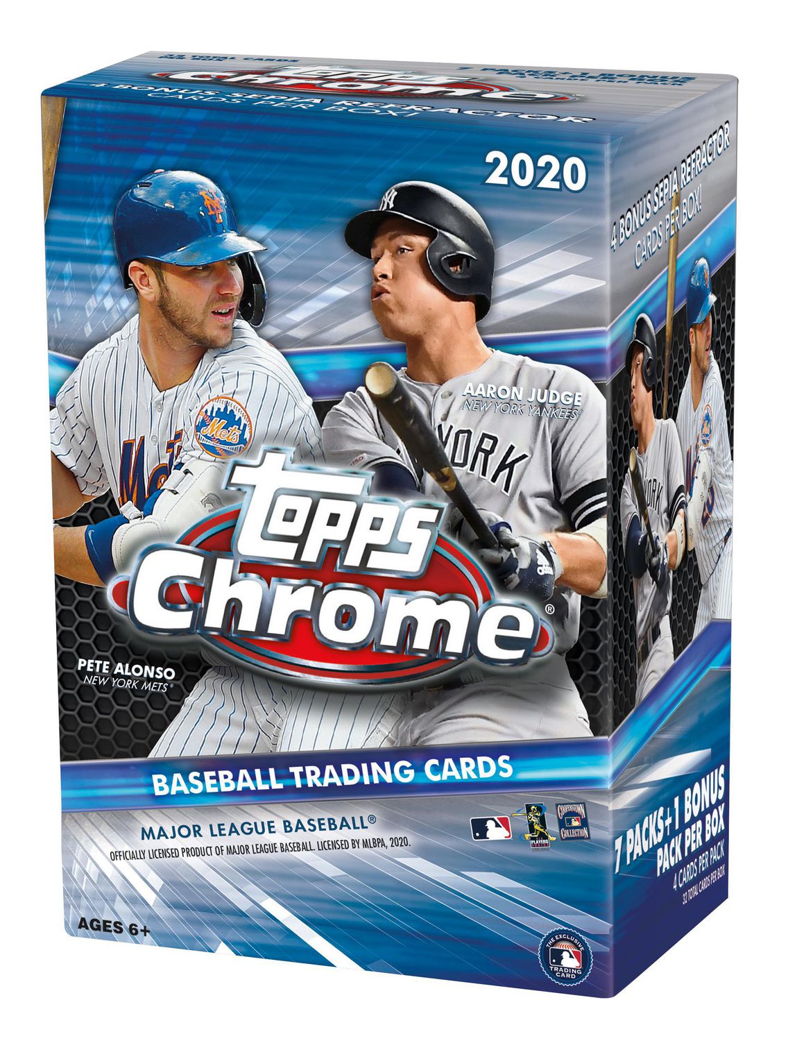 2020 Topps Chrome MLB Baseball Trading Cards Blaster Box 28 Cards