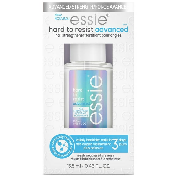 Nail Care Hard to Resist advanced nail strengthener, Clear tint cuticle strengthening for damaged nails - 13.5ml