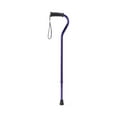 thumbnail image 1 of Medline Aluminum Offset Cane with Gel Grip, Purple, 1 of 3