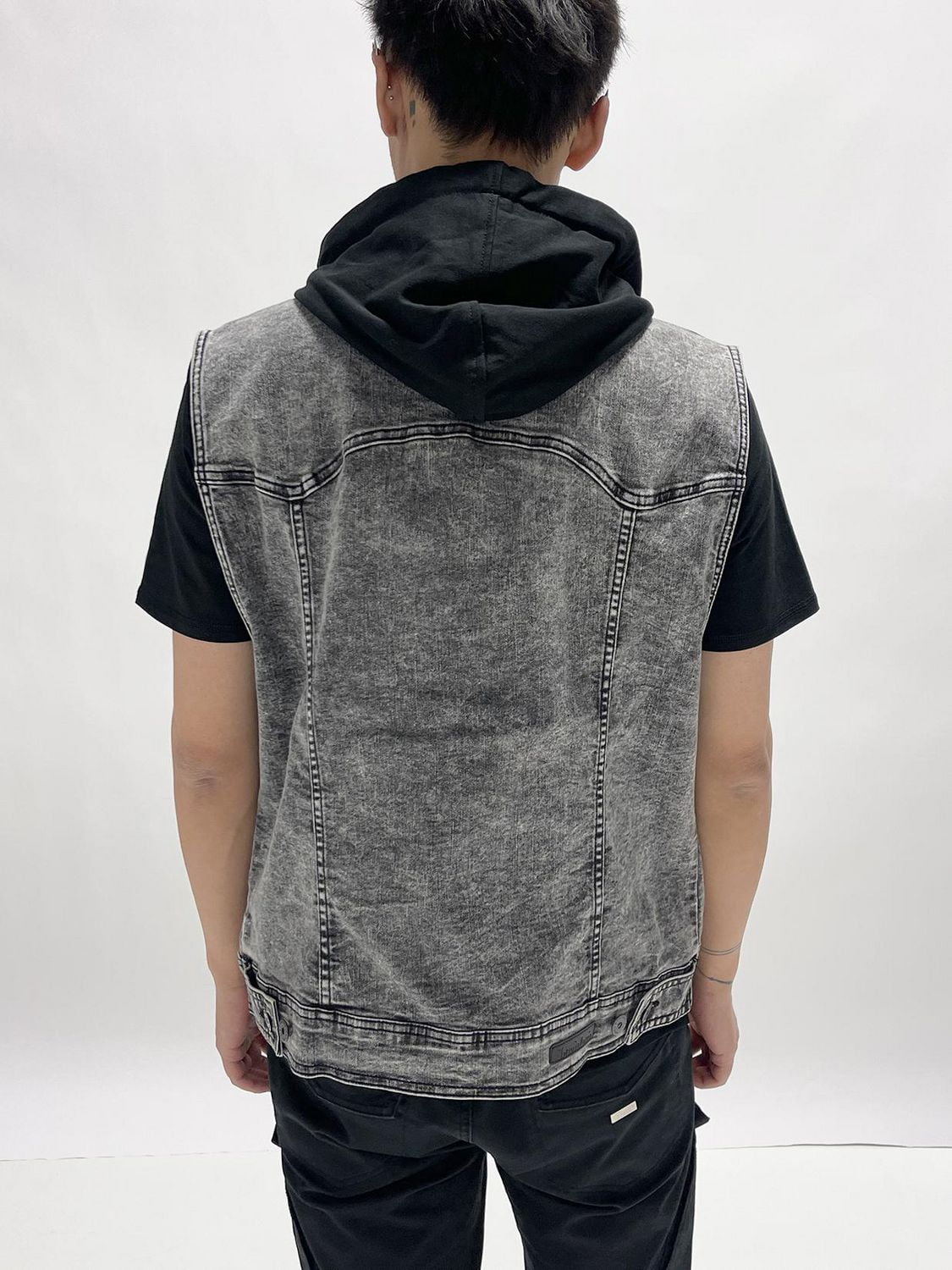 Jeaniologie ™homme Hooded Vest gris