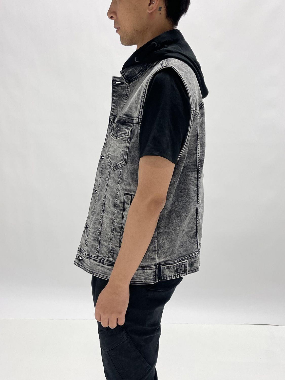 Jeaniologie ™homme Hooded Vest gris
