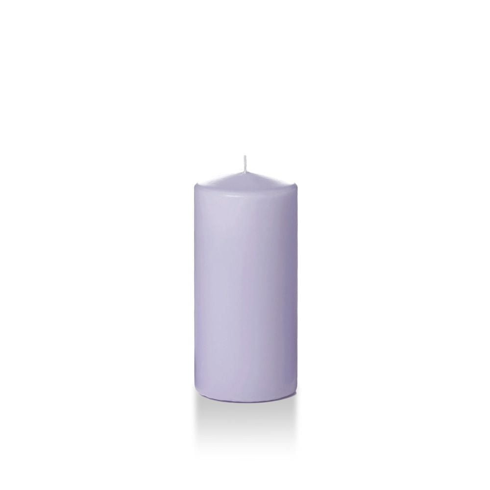 Yummi 2.8"x6" Pillar Candles 12 Lilac Walmart Canada