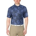 thumbnail image 1 of PGA TOUR Course Essentials Men's Textured Tropical Printed Polo, 1 of 4