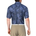 thumbnail image 2 of PGA TOUR Course Essentials Men's Textured Tropical Printed Polo, 2 of 4