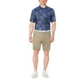 thumbnail image 3 of PGA TOUR Course Essentials Men's Textured Tropical Printed Polo, 3 of 4