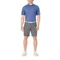 thumbnail image 3 of PGA TOUR Course Essentials Men's Striped Fish Print Short Sleeve Polo Shirt, 3 of 4