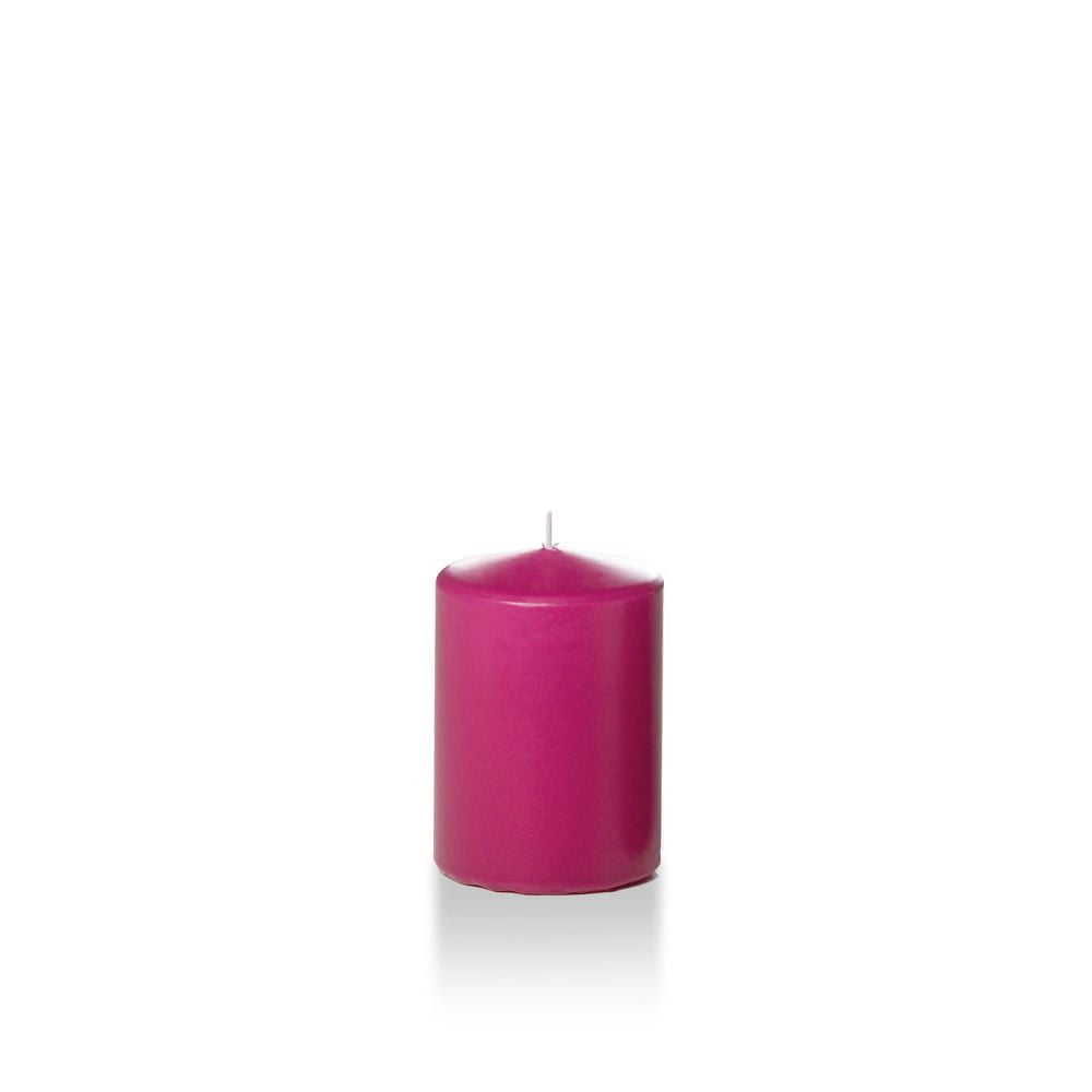 Yummi 2.8"x4" Pillar Candles 12 Hot Pink Walmart Canada