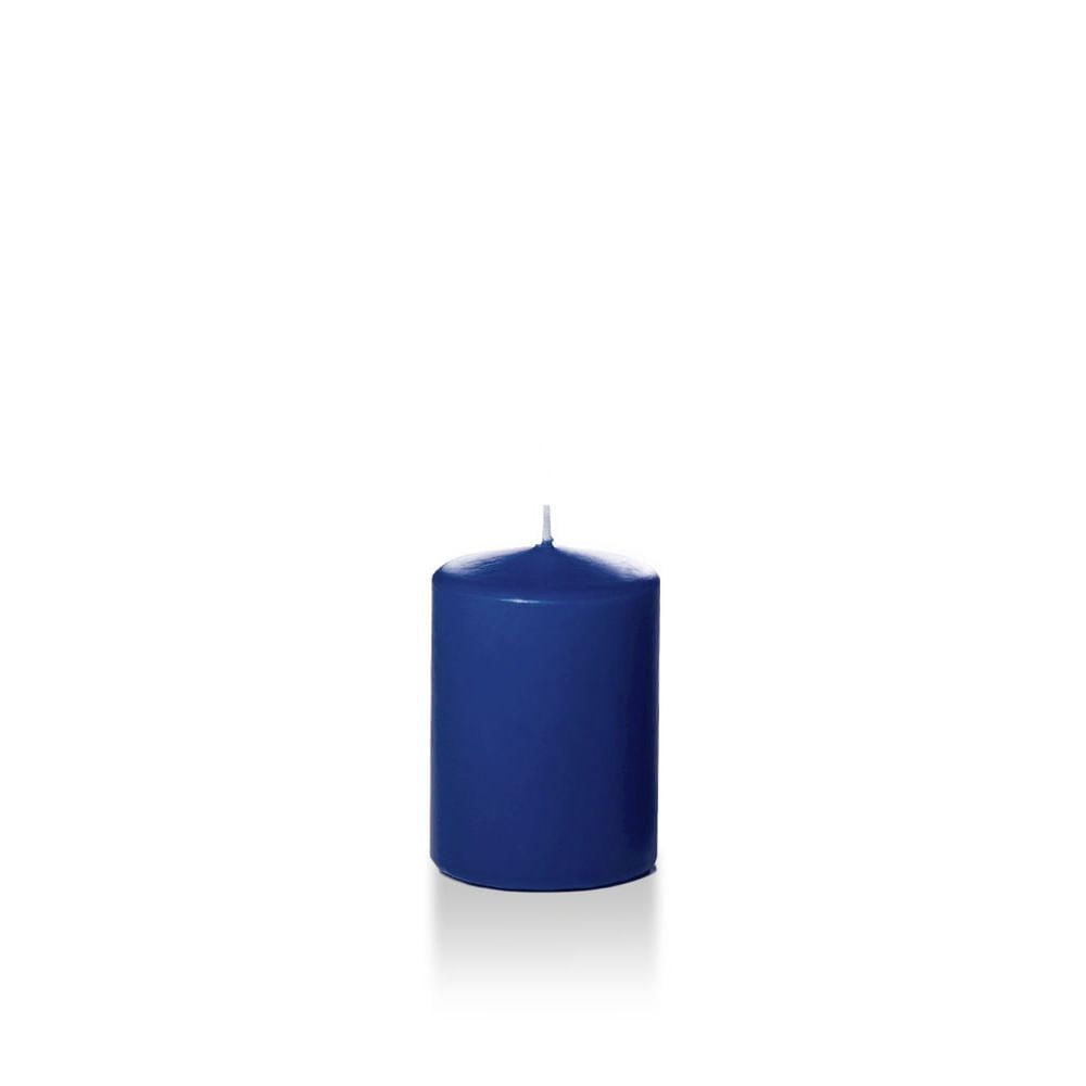 Yummi 2.8"x4" Pillar Candles 12 Navy Blue Walmart Canada