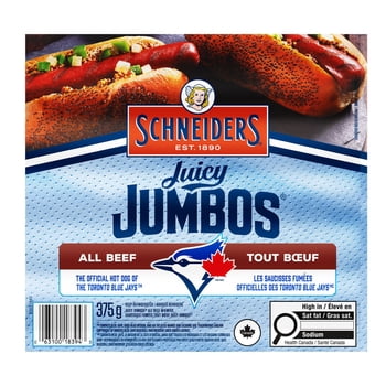 Saucisses fumées tout bœuf Juicy Jumbos Schneiders 375 g