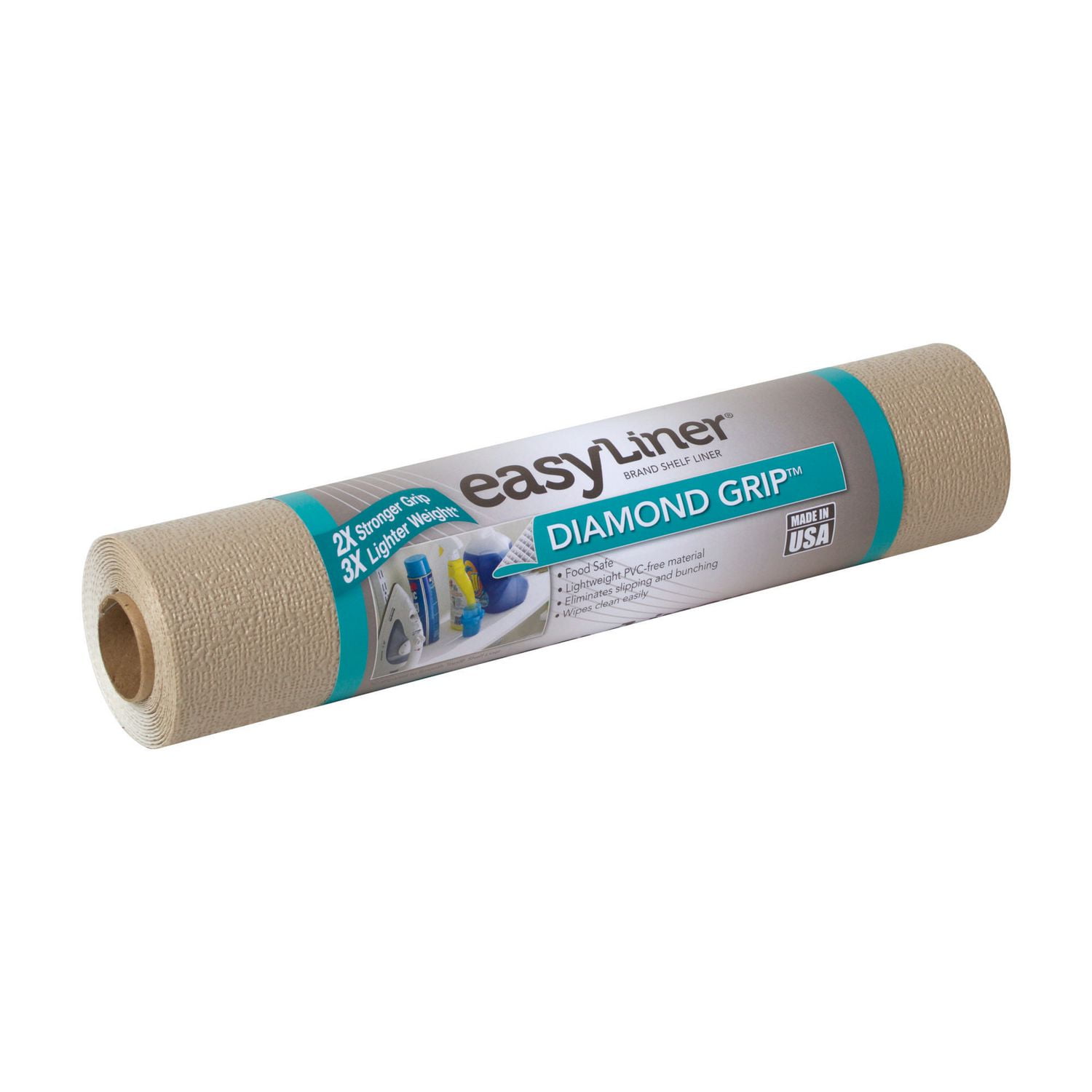Duck Brand Diamond Grip Easy Liner Taupe Shelf Liner Walmart Canada
