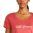 thumbnail image 4 of George Women's Scoop Neckline Sleep Tee, 4 of 6