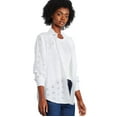 thumbnail image 2 of George Women's Oversized Eyelet Shirt, 2 of 6