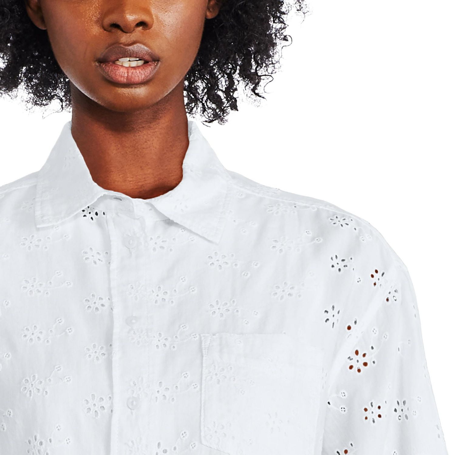 George Women's Oversized Eyelet Shirt