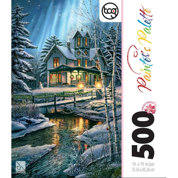 Casse-tête Painters Palette « Holiday Lights » de Sure-Lox, 500 morceaux