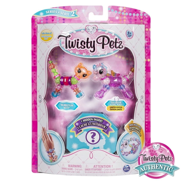 Twisty Petz, Series 2 3-Pack, Bubblegum Kitty, Sugarstar Flying Pony ...