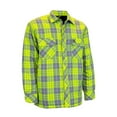 thumbnail image 1 of Forcefield Hi Vis Plaid Quilt-Lined Flannel Shirt Jacket<br>*On-Line Exclusive, 1 of 3