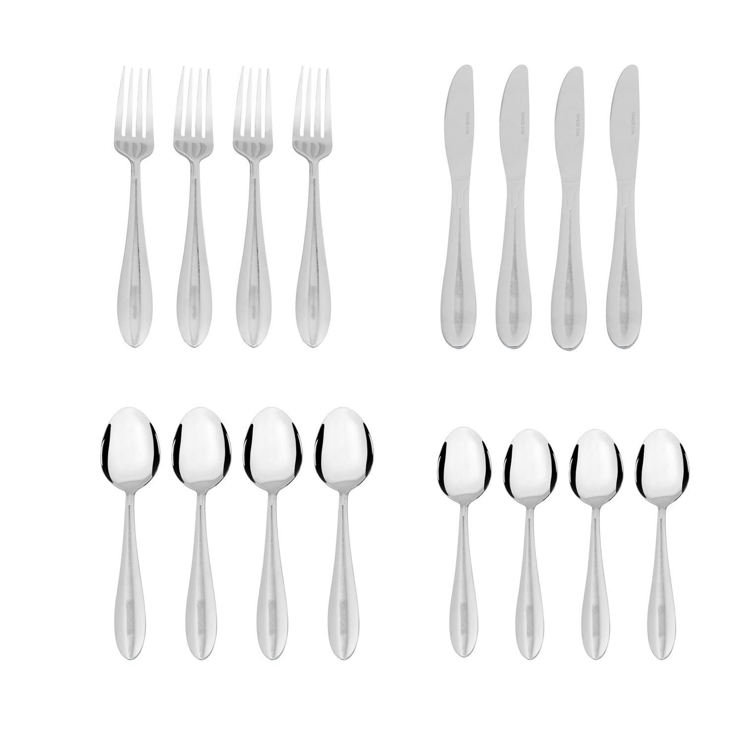 Mainstays Layton 16Piece Flatware Set Walmart Canada