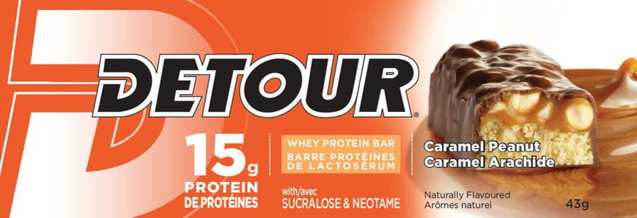 Detour Caramel Peanut Protein Bars