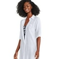 thumbnail image 2 of George Women's Long Button-Up Shirt, 2 of 6