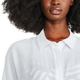 thumbnail image 4 of George Women's Long Button-Up Shirt, 4 of 6