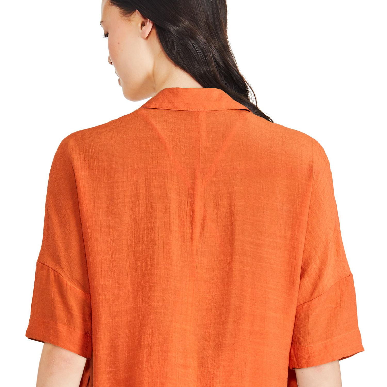 George Women's Long Button-Up Shirt