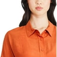 thumbnail image 4 of George Women's Long Button-Up Shirt, 4 of 6