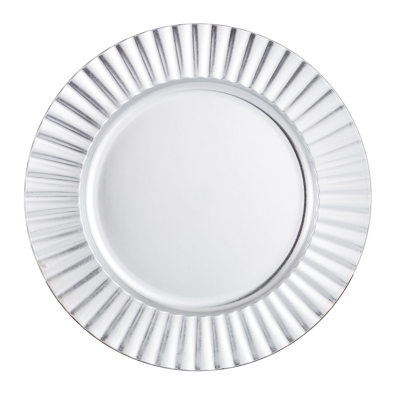 Holiday Time 13 Inch Fluted Charger Plates | Walmart Canada