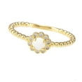 thumbnail image 1 of Luxury Designs Opal & Cubic Zirconia Flower ring, 1 of 1