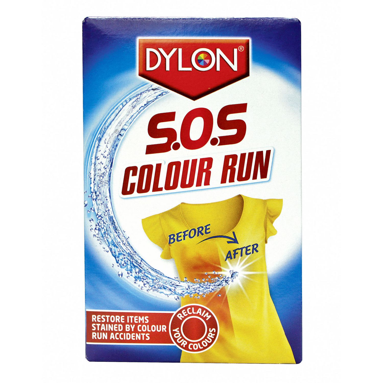 Dylon Brilliant White Black Colour Remover Catcher SOS Stain