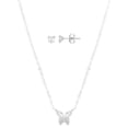 thumbnail image 1 of Luxury Designs Ensemble collier Papillons et boucles d'oreilles en zircone, 1 of 1