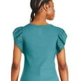 thumbnail image 3 of George Women's Flutter Sleeve Tee, 3 of 6