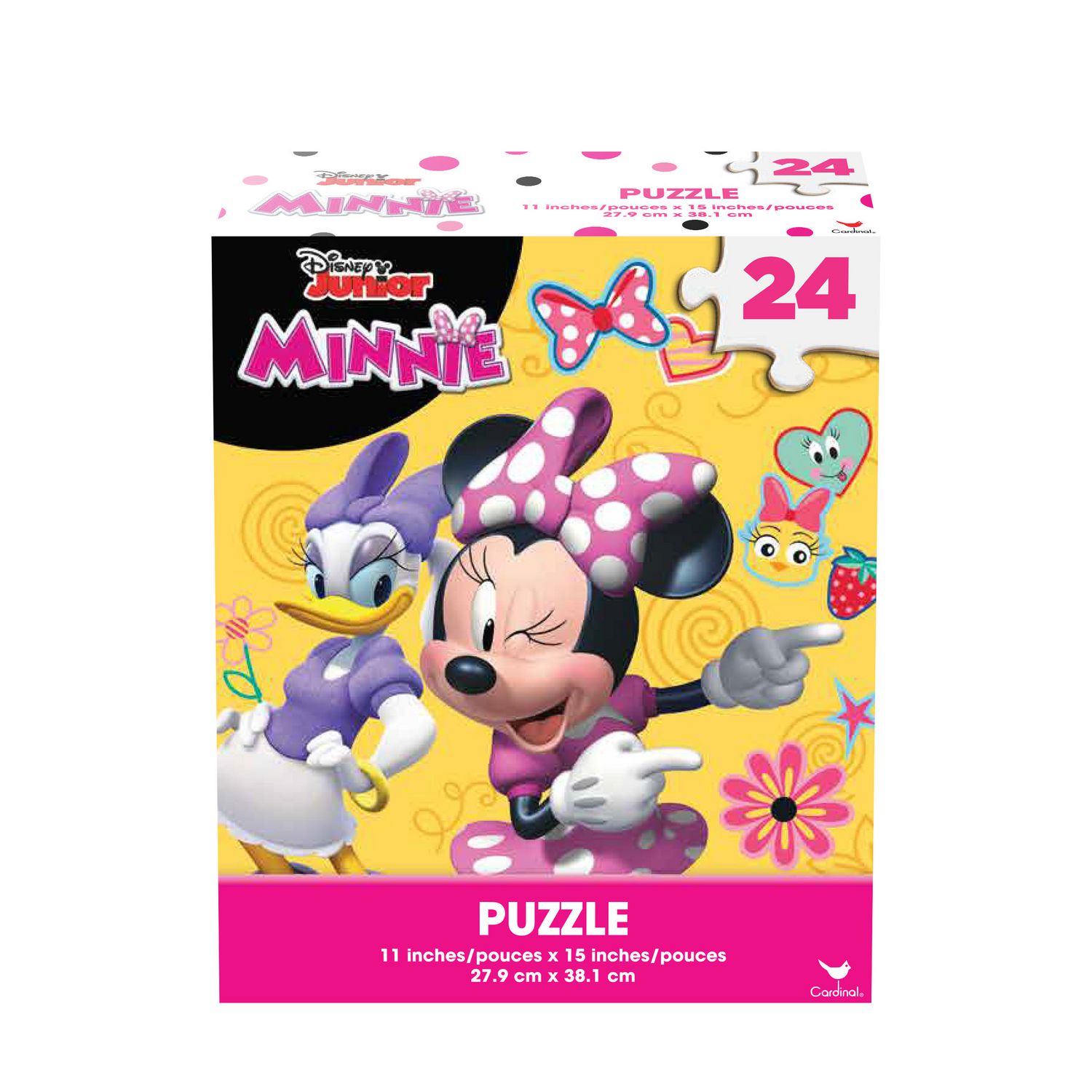 24 Piece Multi-Collared Disney Minnie Sparkle & Shine Puzzle for Kids 