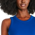 thumbnail image 4 of George Women's High Neckline Rib Tank, 4 of 6