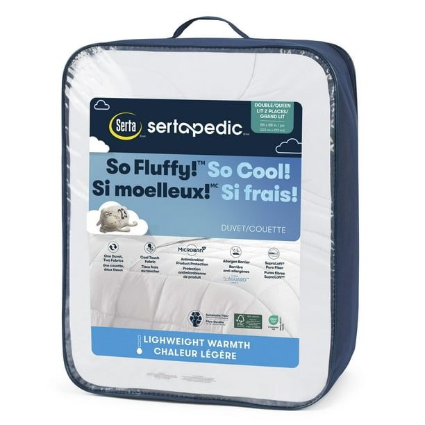 Sertapedic So Fluffy! So Cool! Lightweight Duvet, in Double/Queen and