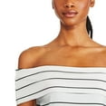 thumbnail image 4 of George Women's Off Shoulder Rib Top, 4 of 6