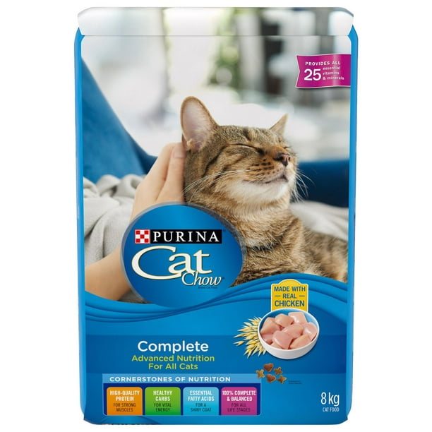 Cat Chow Complète Nutrition Avancée pour Tous les Chats Nourriture pour Chats 2-8 kg