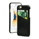 Étui arrière en cuir véritable LBT avec 2 pochettes pour iPhone 6/6S Plus – image 1 sur 2