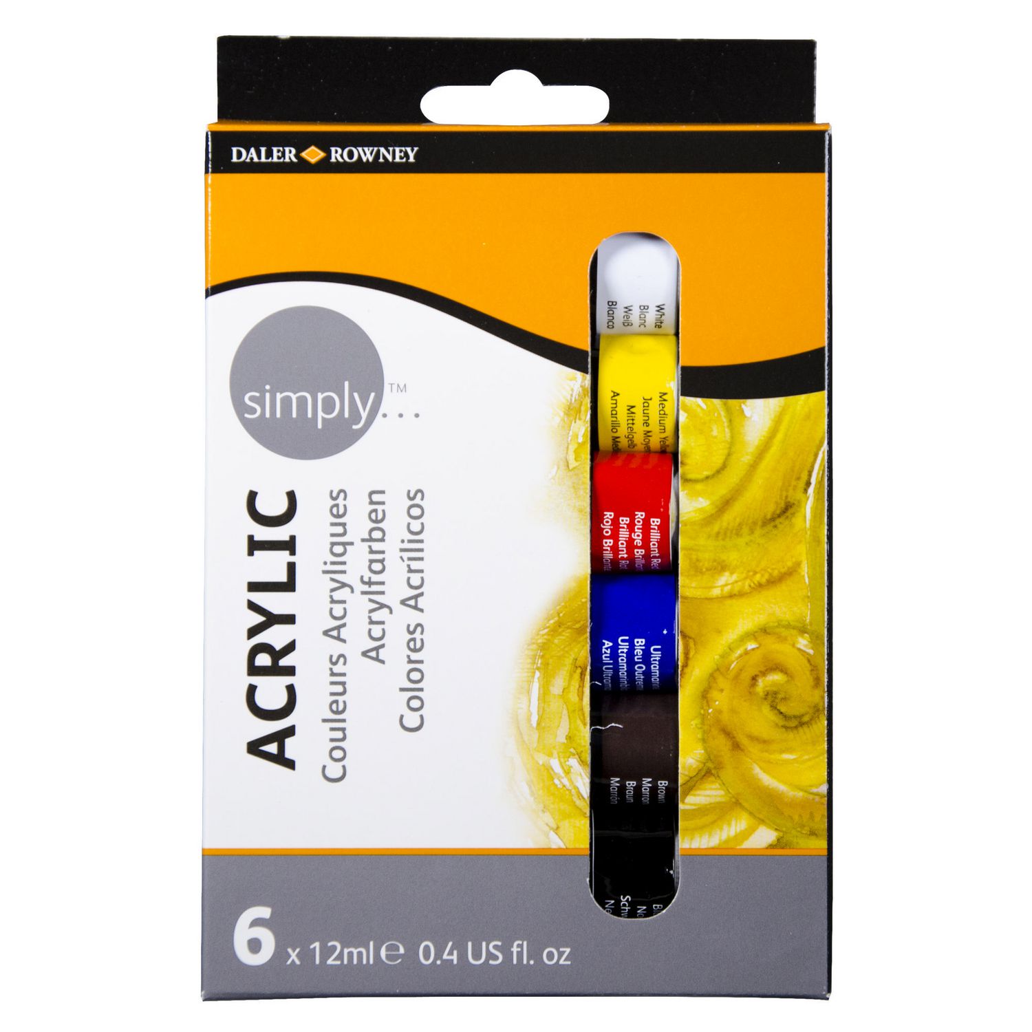 Acrylic Paint 6x12ml Set Walmart Canada
