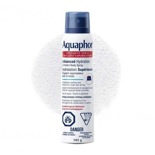 Aquaphor Healing Ointment Body Spray Moisturizer for Dry, Rough Skin